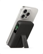 Anker MagGo Power Bank de 10,000 mAh con Pantalla Inteligente y Soporte Plegable, Carga Rápida de 15W Qi2 con MagSafe y con cable 27W - Image 7